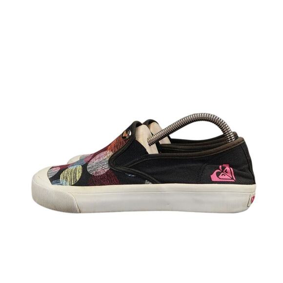 Roxy Shoes Womens 7.5 Slip On Sneakers Casual Canvas Pepperdine Print Lifestyle - Picture 4 of 14